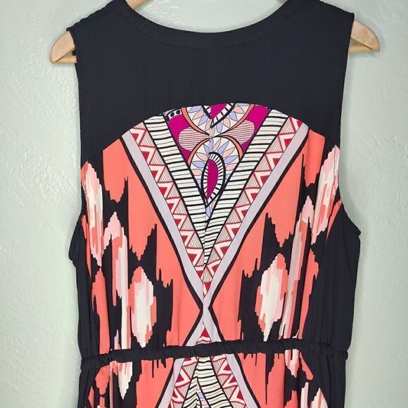 Pure Energy Plus Size Boho Print Maxi Dress - Picture 5 of 15